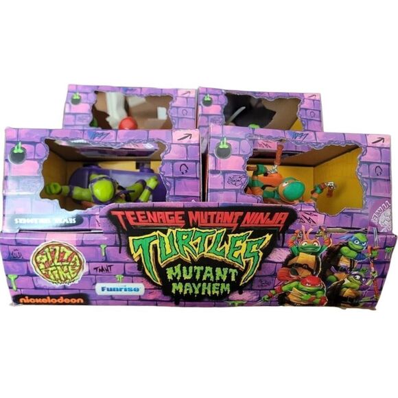 Teenage Mutant Ninja Turtles Mutant Mayhem Sewer Shredders w TMNT Display - Picture 6 of 9